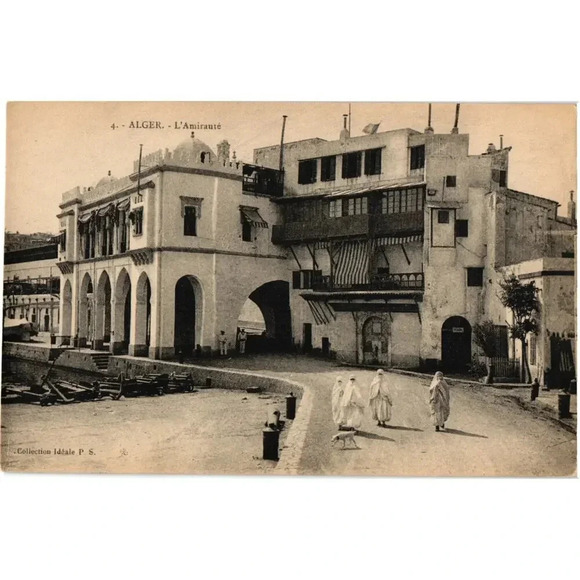 4. Alger L'amiraute Collection Ideale PS Postcard - Picture 1 of 2